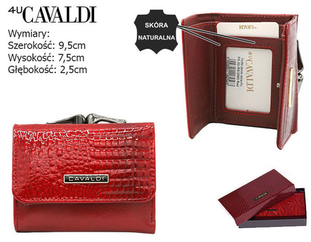 Portfel damski skóra+PU PX32-RS-Red