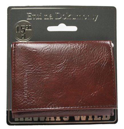 Etui na dokumenty na blistrze F18-PAL50 Brown