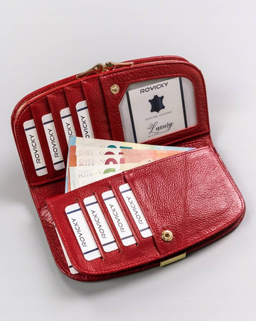 ROVICKY R-42123-SG RFID leather wallet