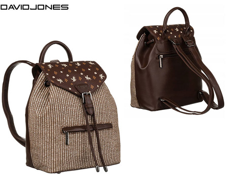 Plecak David Jones 6875-3 Brown