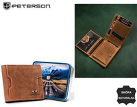 Leather Wallet PTN N78 2-1-5 Cognac