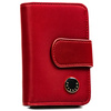 Portfel damski skóra naturalna+PU PTN PS115-HNL Red