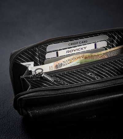 Rovicky RFID leather pouch CPR-043-BAR