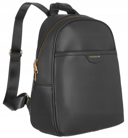 Plecak z eko skóry PTN PLEC-ALE-3 Gray