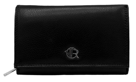 Portfel damski skórzany na blistrze R-D1512-NCD-BL Black