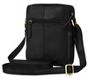 Men's natural leather shoulder bag PTN 719-OPU Black