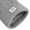 Insulated Women's Hat with Detachable Pom-Pom PETERSON PTN HAT-09 Grey