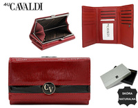 Portfel damski skórzany H23-2-SH9 Red