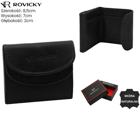 Porfel męski skórzany R-M02-LWC Black
