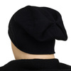 Women's hat with a touch of wool PTN HAT-01 Black Peterson