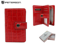 Portfel z eko skóry PTN 002-DS Red