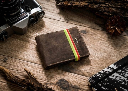 Gift Set: Men's Reggae Wallet and BUFFALLO Eau de Toilette Peterson ZM42