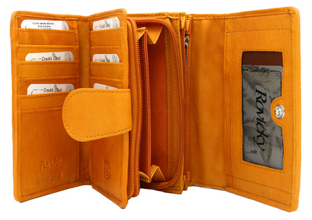 Leather wallet RFID ROVICKY R-615-DDW