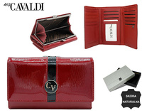 Portfel damski skórzany PTN PH23-3-SH Red