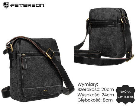 Torba skórzana PTN 663-SCC Black