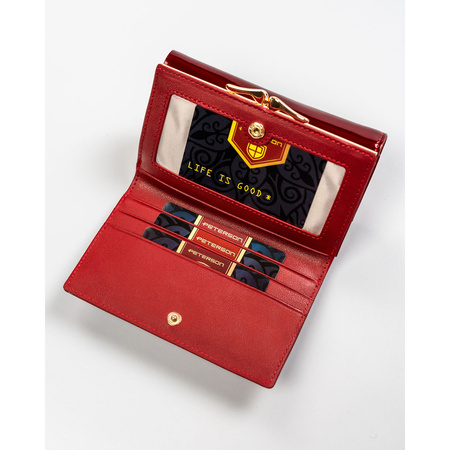 Portfel damski skórzany PTN BC-42108 Red 