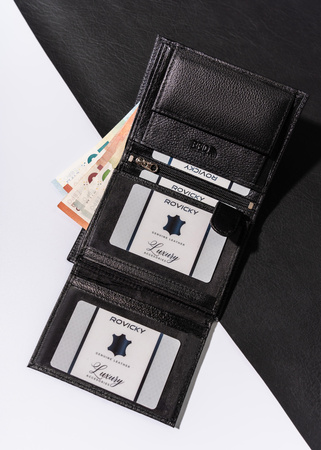 Portfel Męski skórzany R-N4-PDM Black