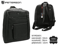 PTN CL-5-FTS Leather Backpack Black