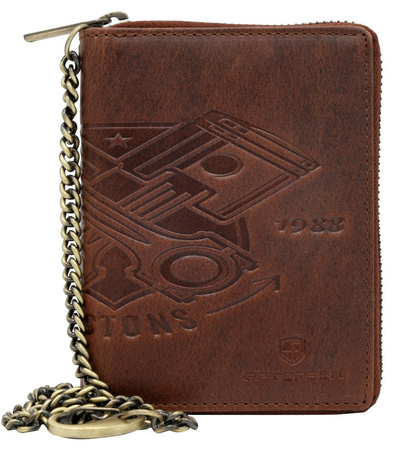 PETERSON PTN N4C-02-HWM-1230 men's RFID leather wallet