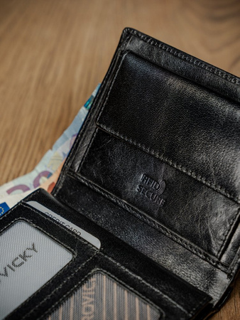 ROVICKY PC-106-BAR RFID leather wallet