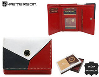 Portfel skórzany RFID PETERSON PTN RD-17-GCL-Y