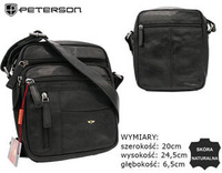 Leather bag PETERSON PTN 212-CMI