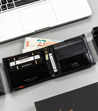 Portfel skórzany RFID ROVICKY 22319-RVTP