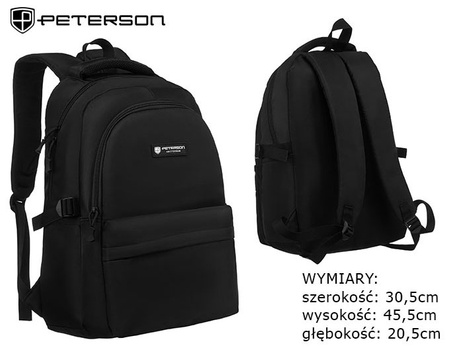 Plecak PTN 77704 Black