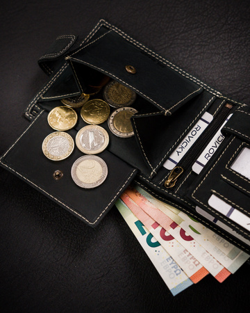 Portfel męski skórzany na blistrze N992L-CHM-BL Black