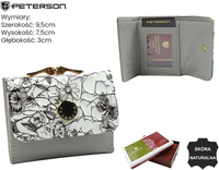 Portfel damski skóra+PU PTN PH32-LFL Black