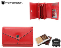 Portfel skórzany RFID PETERSON PTN RD-22-GCL-Y