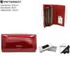 Portfel damski skóra+PU RPN-24A-LAK Red