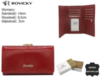 Portfel skórzany RFID ROVICKY RH-23-1-SH