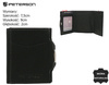 Men's natural leather wallet PTN G710-GKA Black