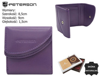 PETERSON PTN RD-N08G-MCL RFID leather wallet