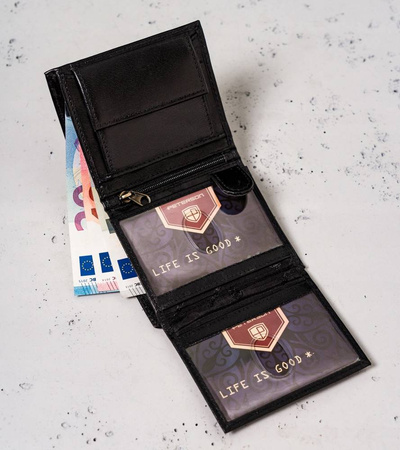 Portfel skórzany RFID PETERSON PTN 365 2-1-1