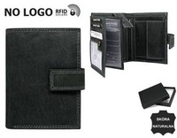 RFID NO LOGO leather wallet N104L-MH-NL