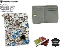 Portfel damski skóra+PU PTN PH33-LFL Blue