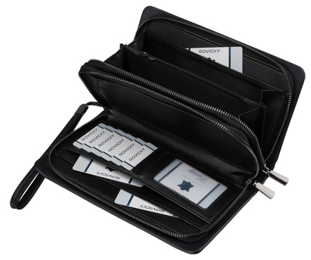 Saszetka PU do ręki R-SDR-04 Black