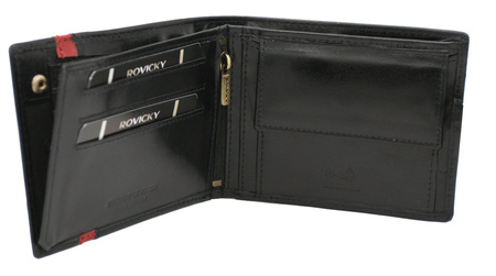 Leather wallet RFID ROVICKY 22319-RVTP