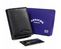 RFID leather wallet RONALDO 0104-D