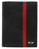 Men's leather wallet PTN N575-VTP-BL-RED