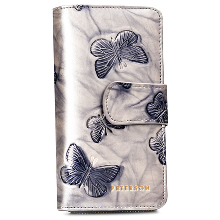 Portfel damski skórzany PTN 76116-BF Silver