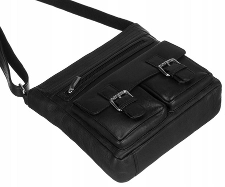 Torba skórzana 525-SPN Black