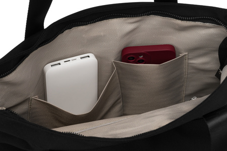 A women's shoulder shopper bag PTN CTY-05 Black