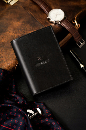 Leather Wallet RV-75699-9B-BCA Black