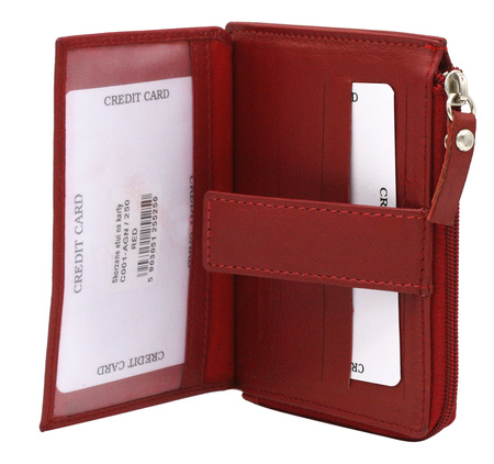 Skórzane etui na klucze C001-AGN Red