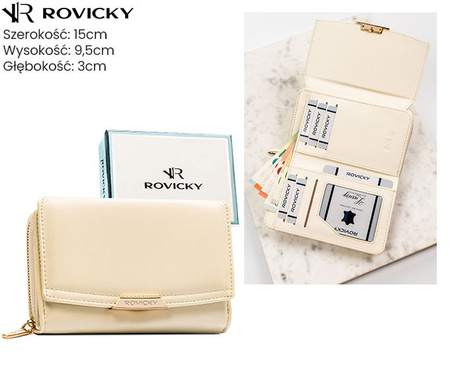 Portfel damski skórzany PTN 76112-BFBC Red