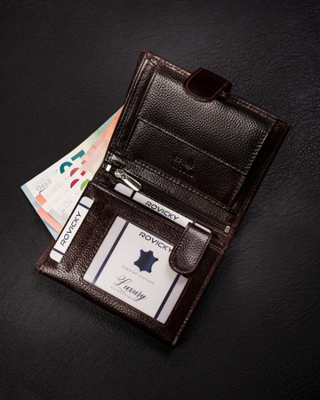 Portfel męski skórzany N4L-RPVT-BL BROWN