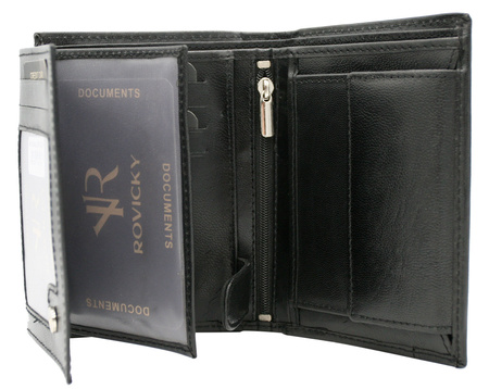 Portfel skórzany RFID ROVICKY N4-GOAN